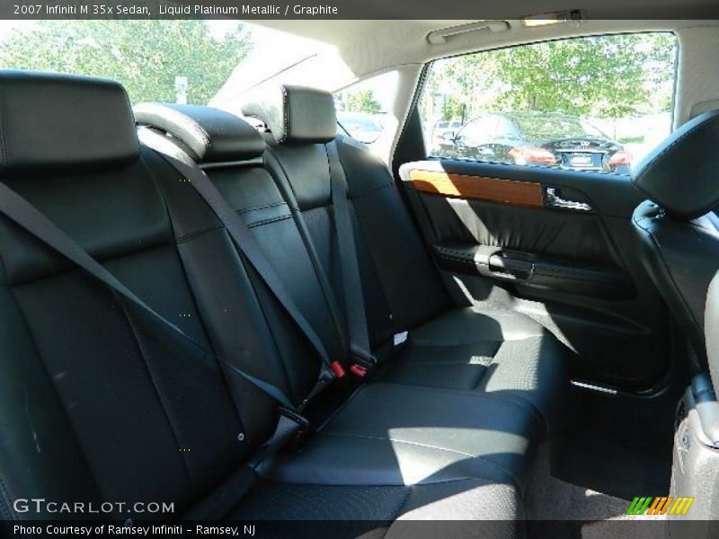 Liquid Platinum Metallic / Graphite 2007 Infiniti M 35x Sedan