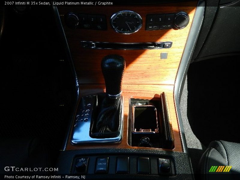 Liquid Platinum Metallic / Graphite 2007 Infiniti M 35x Sedan