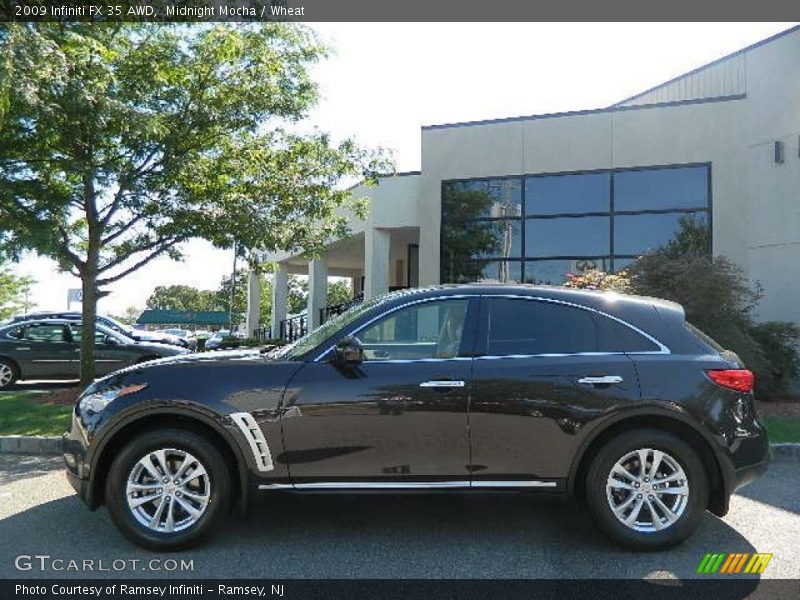 Midnight Mocha / Wheat 2009 Infiniti FX 35 AWD