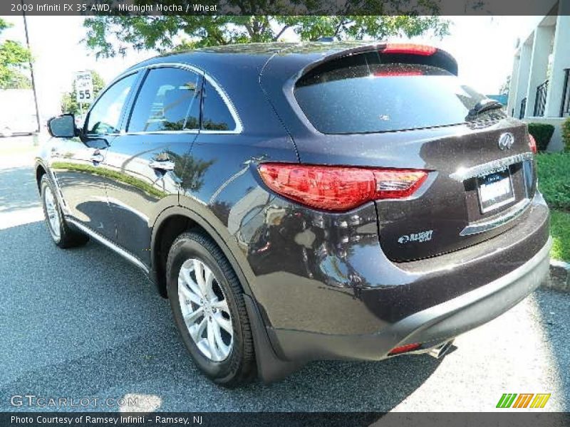 Midnight Mocha / Wheat 2009 Infiniti FX 35 AWD