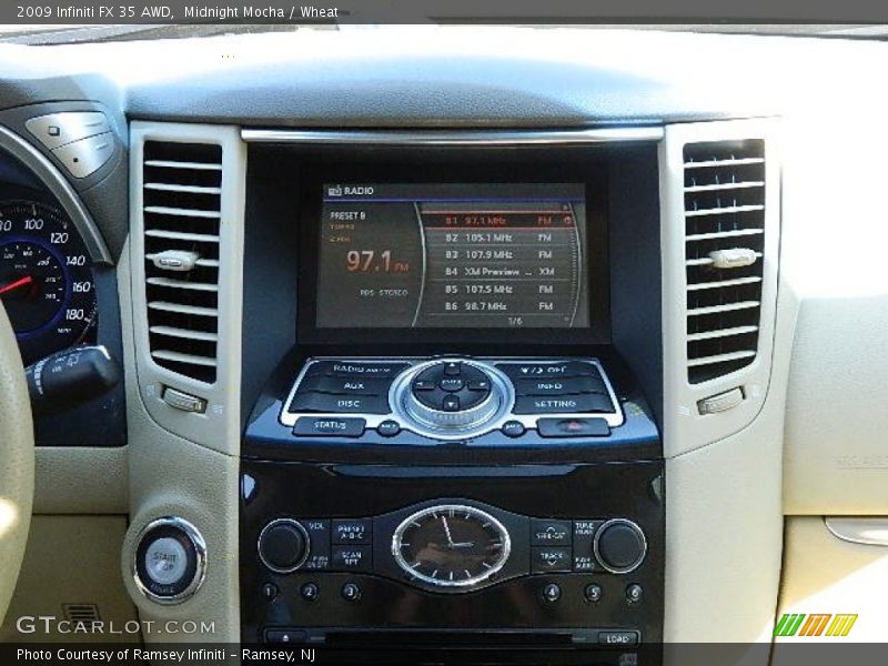 Midnight Mocha / Wheat 2009 Infiniti FX 35 AWD