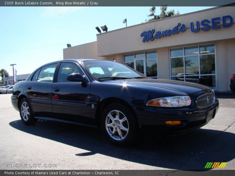 Ming Blue Metallic / Gray 2005 Buick LeSabre Custom