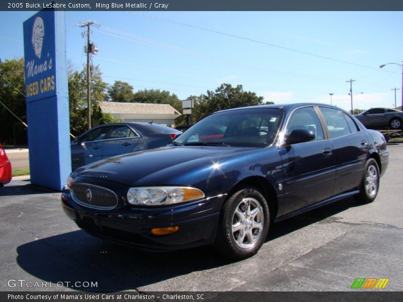 Ming Blue Metallic / Gray 2005 Buick LeSabre Custom