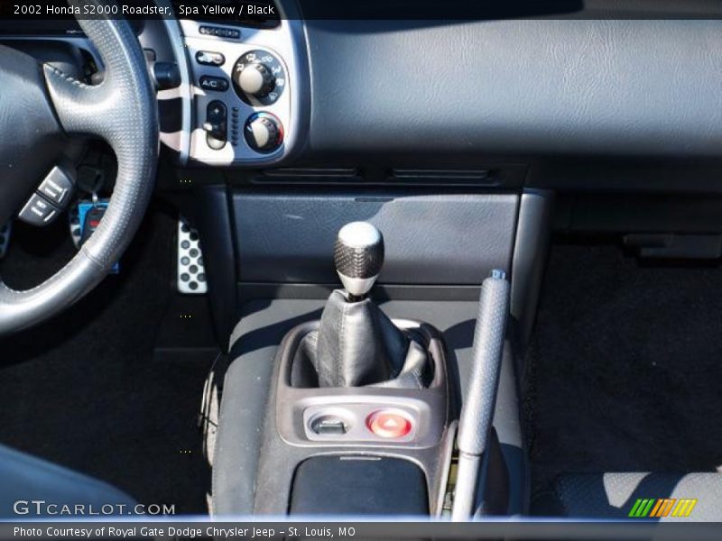 Spa Yellow / Black 2002 Honda S2000 Roadster