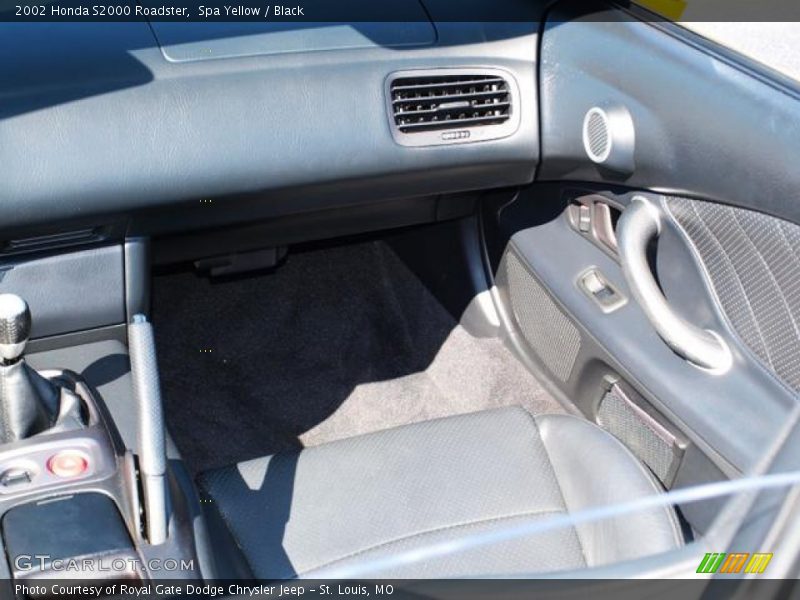 Spa Yellow / Black 2002 Honda S2000 Roadster