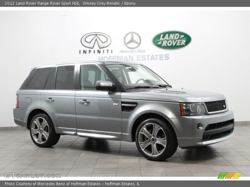 Orkney Grey Metallic / Ebony 2012 Land Rover Range Rover Sport HSE