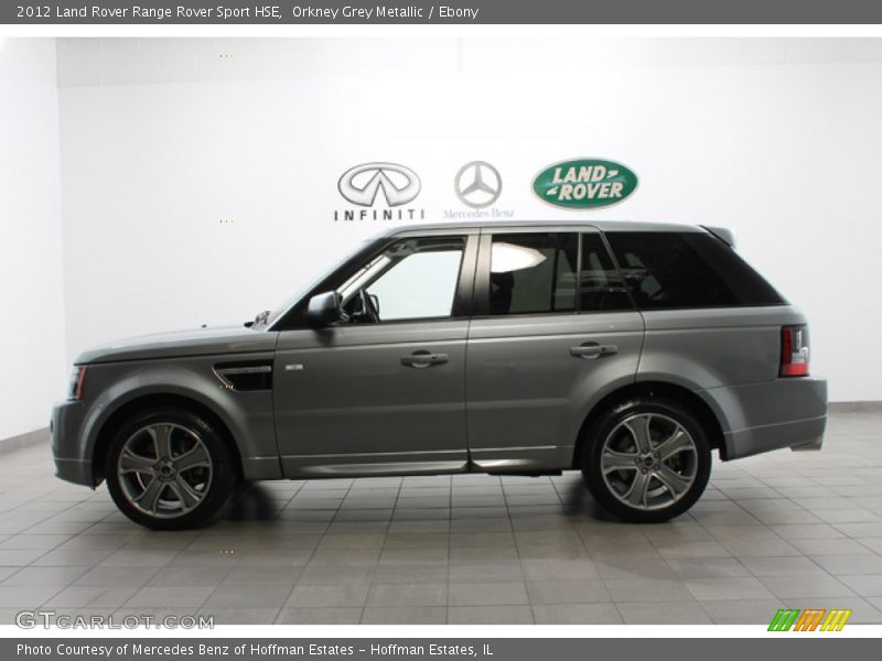 Orkney Grey Metallic / Ebony 2012 Land Rover Range Rover Sport HSE