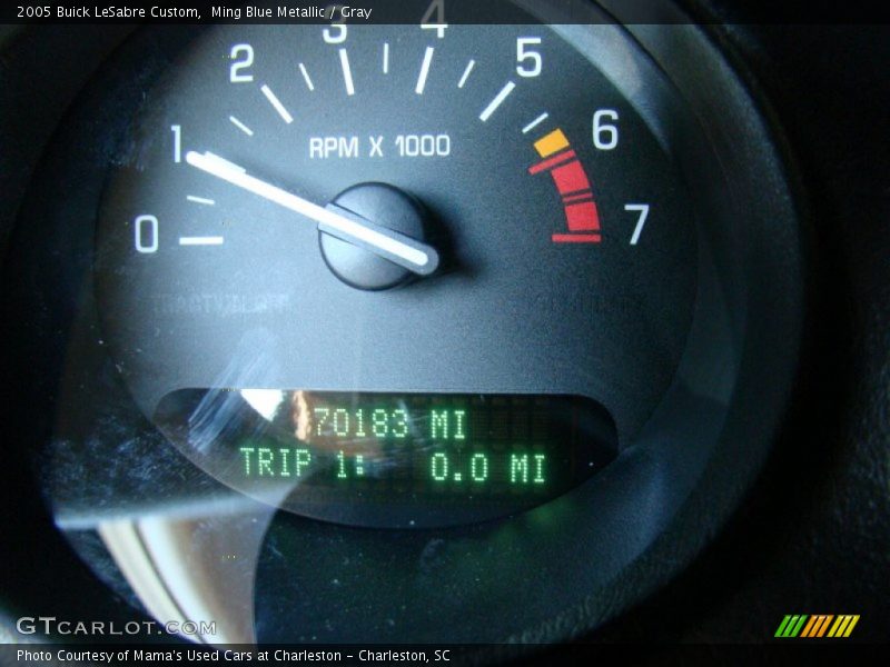 Ming Blue Metallic / Gray 2005 Buick LeSabre Custom