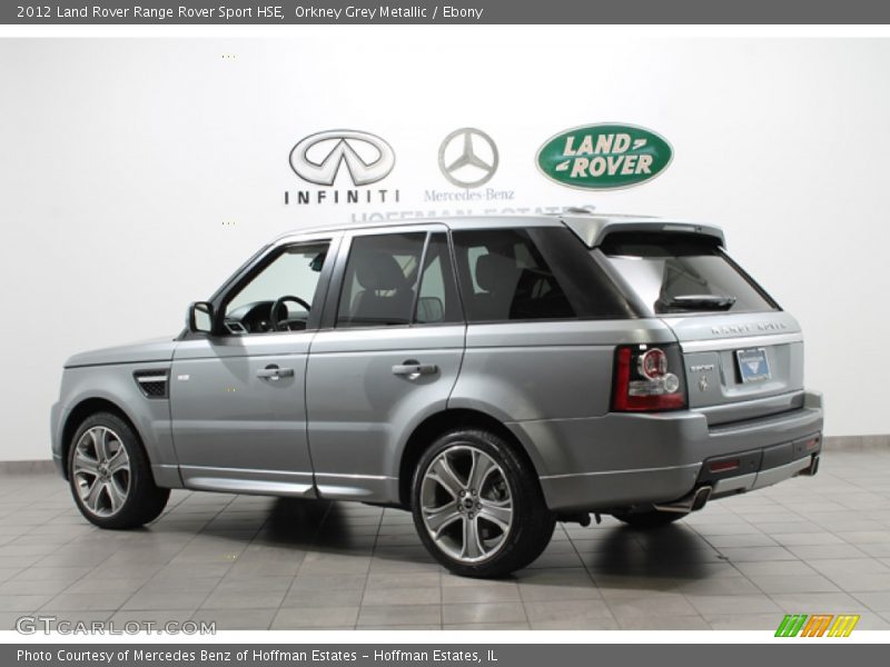 Orkney Grey Metallic / Ebony 2012 Land Rover Range Rover Sport HSE