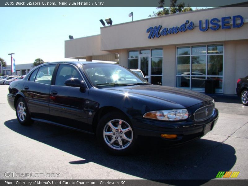 Ming Blue Metallic / Gray 2005 Buick LeSabre Custom