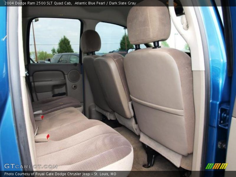 Atlantic Blue Pearl / Dark Slate Gray 2004 Dodge Ram 2500 SLT Quad Cab