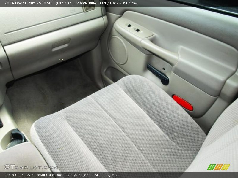 Atlantic Blue Pearl / Dark Slate Gray 2004 Dodge Ram 2500 SLT Quad Cab