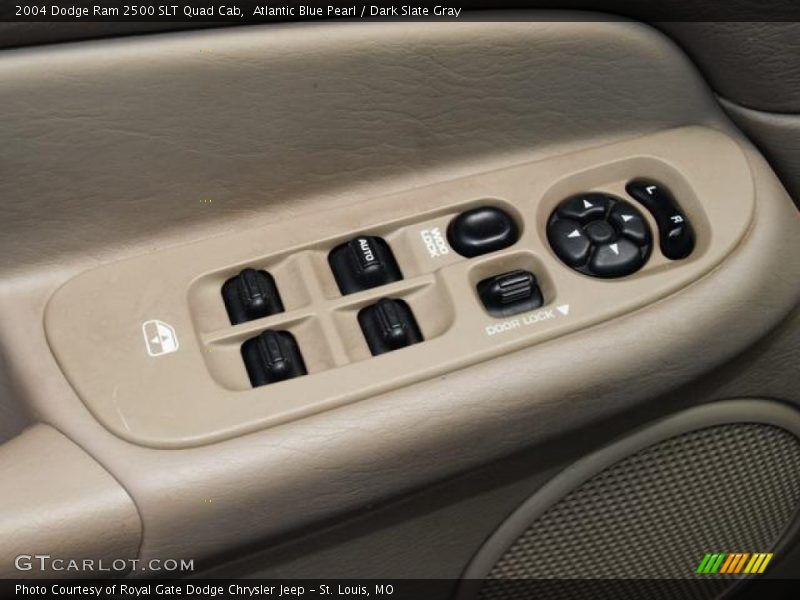 Atlantic Blue Pearl / Dark Slate Gray 2004 Dodge Ram 2500 SLT Quad Cab