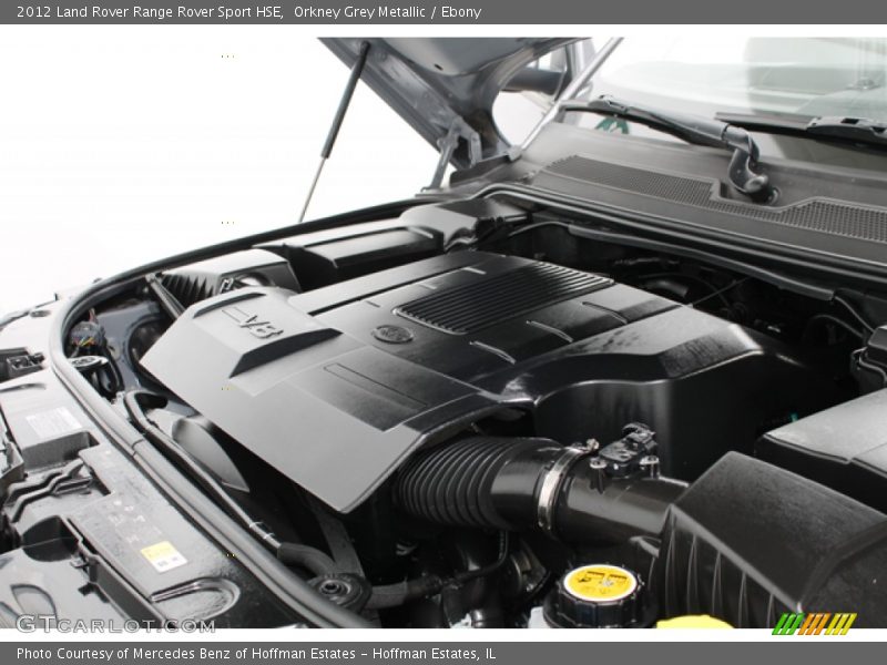 Orkney Grey Metallic / Ebony 2012 Land Rover Range Rover Sport HSE