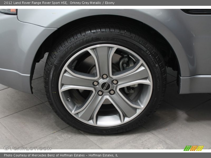 Orkney Grey Metallic / Ebony 2012 Land Rover Range Rover Sport HSE