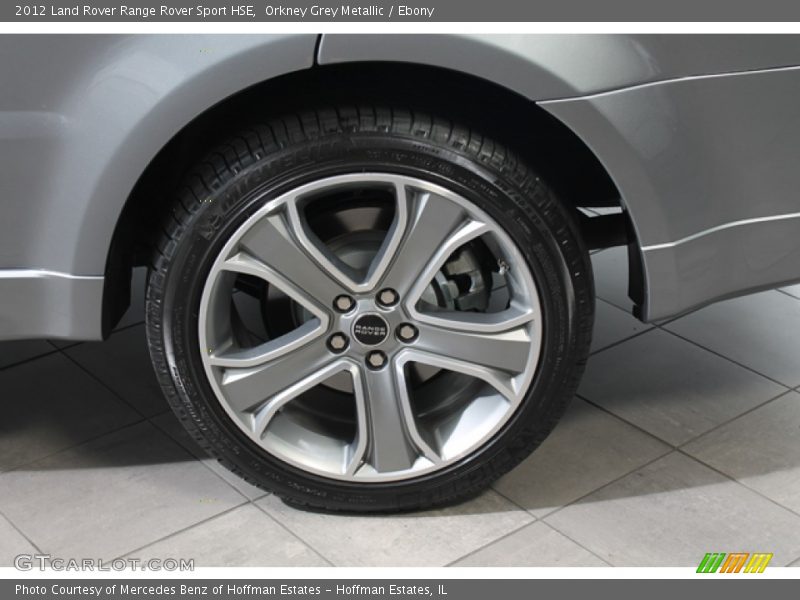 Orkney Grey Metallic / Ebony 2012 Land Rover Range Rover Sport HSE