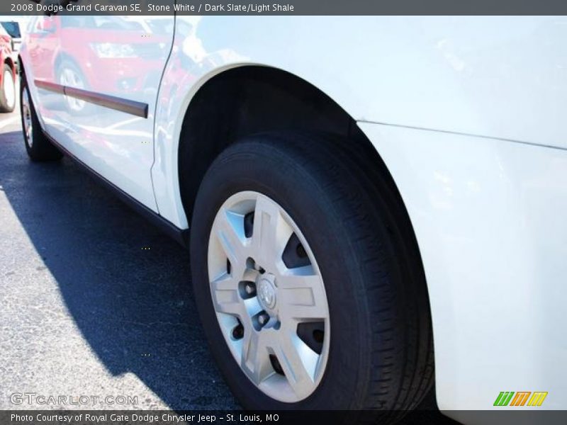 Stone White / Dark Slate/Light Shale 2008 Dodge Grand Caravan SE