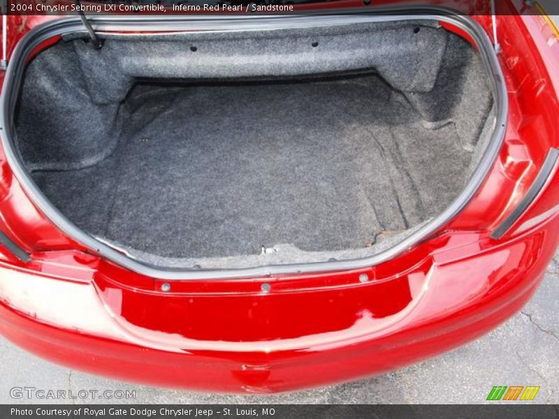 Inferno Red Pearl / Sandstone 2004 Chrysler Sebring LXi Convertible
