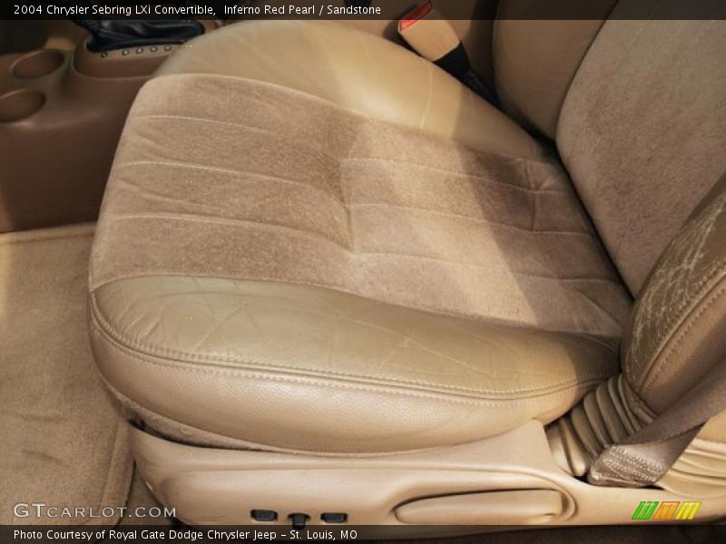Inferno Red Pearl / Sandstone 2004 Chrysler Sebring LXi Convertible