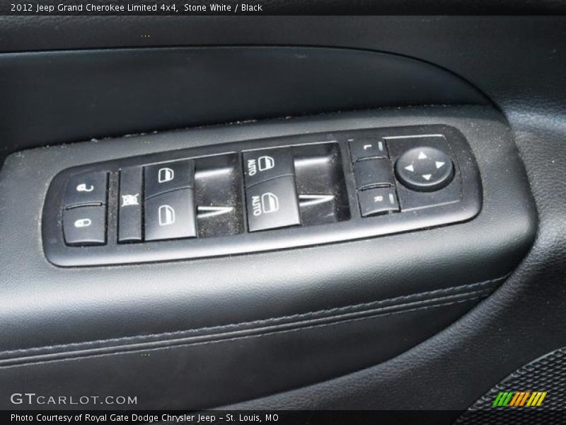 Stone White / Black 2012 Jeep Grand Cherokee Limited 4x4