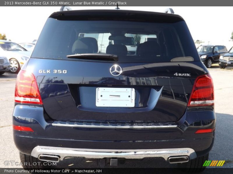 Lunar Blue Metallic / Grey/Black 2013 Mercedes-Benz GLK 350 4Matic