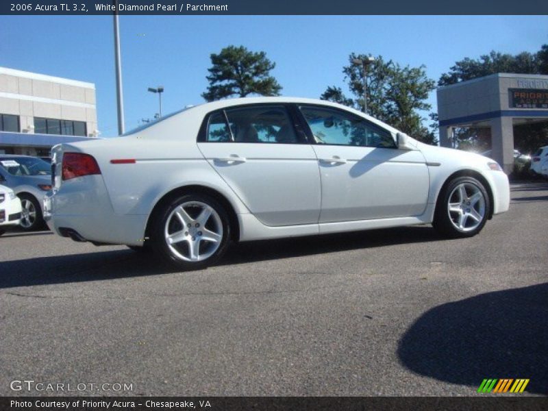 White Diamond Pearl / Parchment 2006 Acura TL 3.2