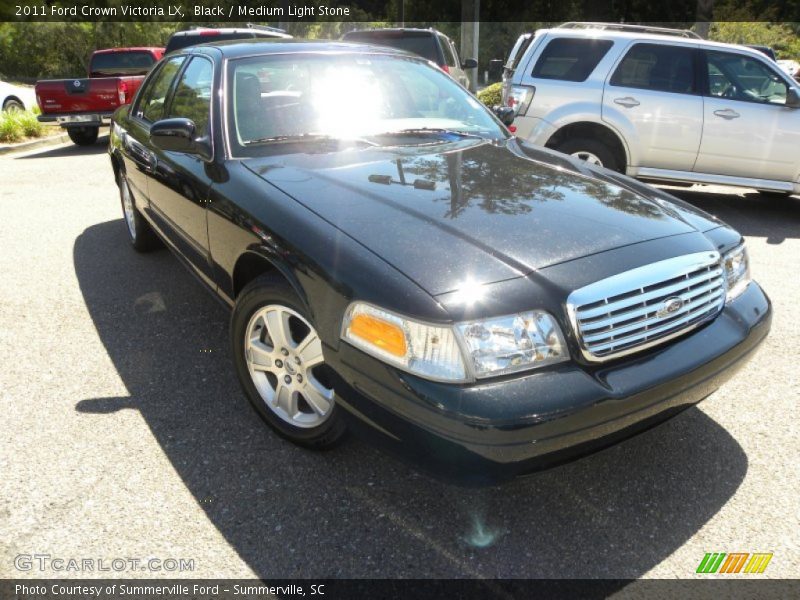 Black / Medium Light Stone 2011 Ford Crown Victoria LX