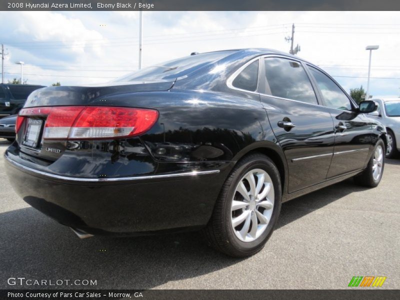 Ebony Black / Beige 2008 Hyundai Azera Limited