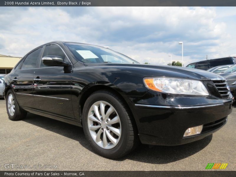 Front 3/4 View of 2008 Azera Limited