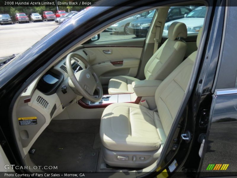 Ebony Black / Beige 2008 Hyundai Azera Limited