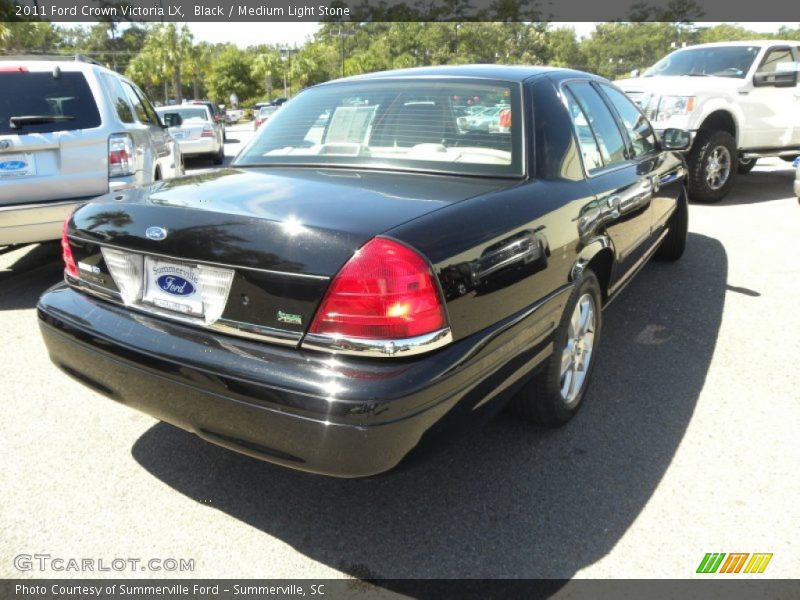 Black / Medium Light Stone 2011 Ford Crown Victoria LX