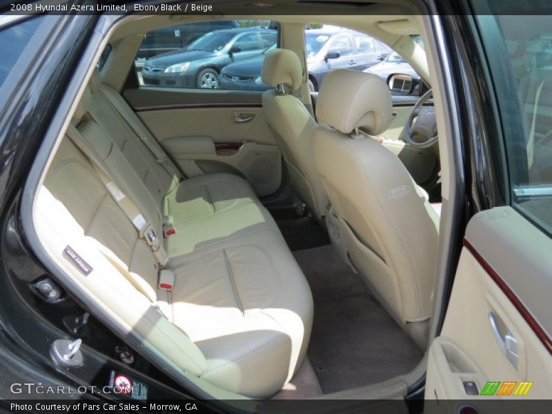 Ebony Black / Beige 2008 Hyundai Azera Limited