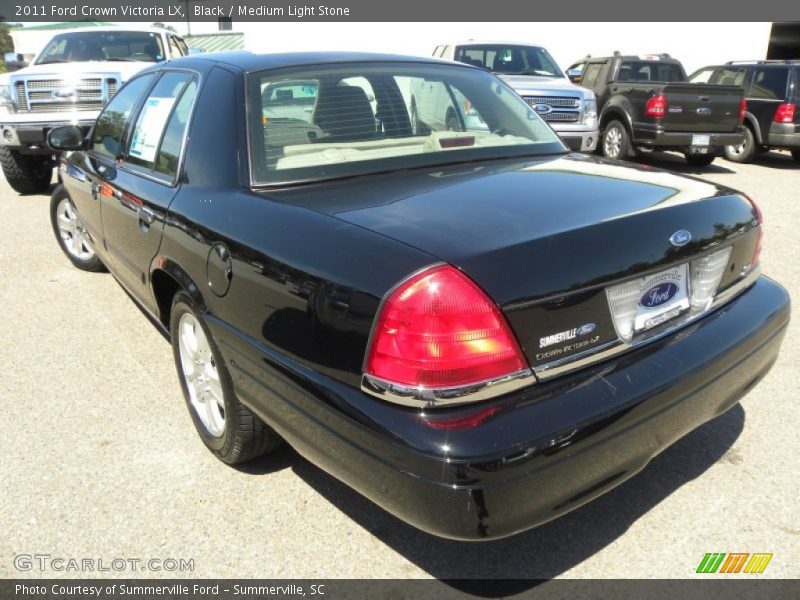 Black / Medium Light Stone 2011 Ford Crown Victoria LX