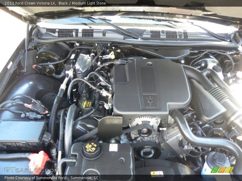 Black / Medium Light Stone 2011 Ford Crown Victoria LX