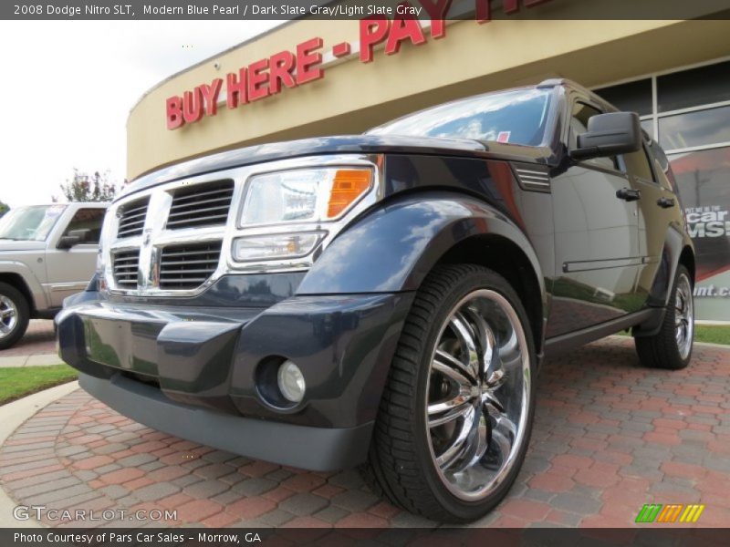 Modern Blue Pearl / Dark Slate Gray/Light Slate Gray 2008 Dodge Nitro SLT