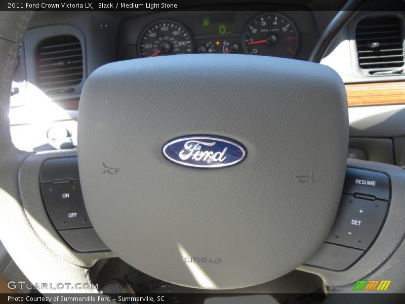 Black / Medium Light Stone 2011 Ford Crown Victoria LX