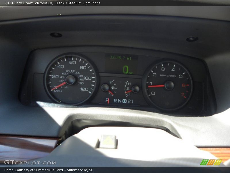 Black / Medium Light Stone 2011 Ford Crown Victoria LX