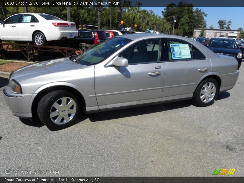 Silver Birch Metallic / Dark Ash/Medium Ash 2003 Lincoln LS V6