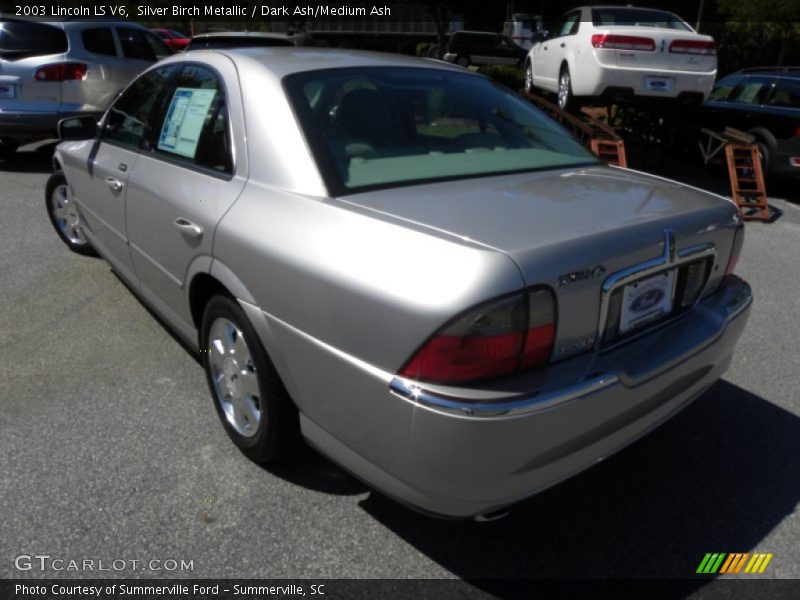 Silver Birch Metallic / Dark Ash/Medium Ash 2003 Lincoln LS V6