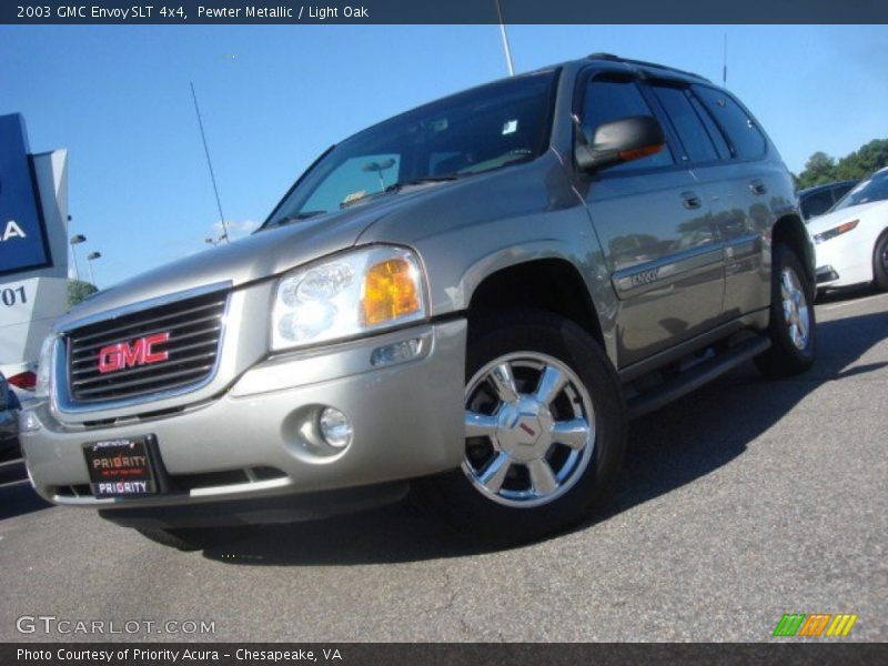 Pewter Metallic / Light Oak 2003 GMC Envoy SLT 4x4