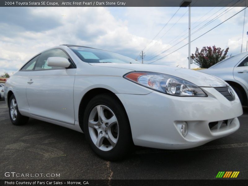 Arctic Frost Pearl / Dark Stone Gray 2004 Toyota Solara SE Coupe