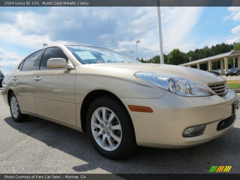 Mystic Gold Metallic / Ivory 2004 Lexus ES 330