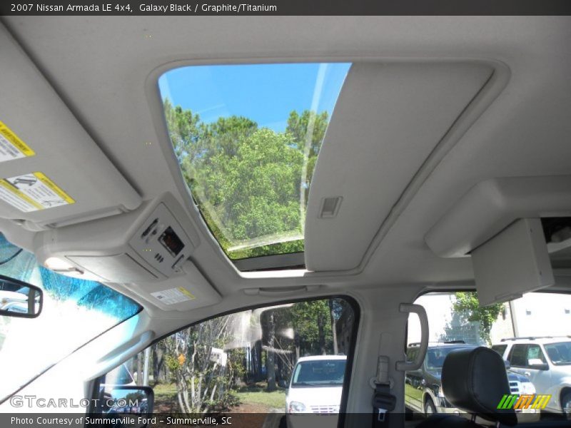 Galaxy Black / Graphite/Titanium 2007 Nissan Armada LE 4x4
