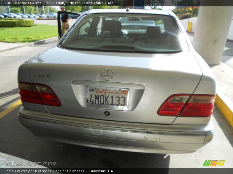 Brilliant Silver Metallic / Ash 2000 Mercedes-Benz E 320 Sedan