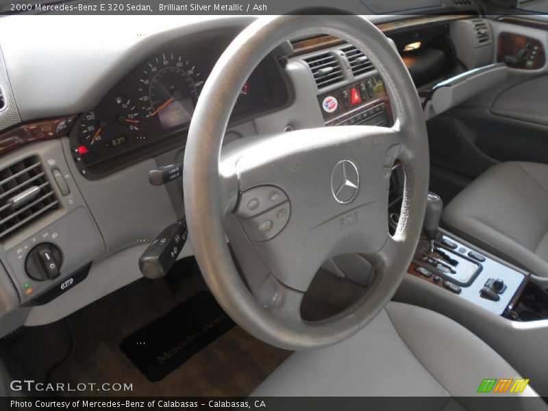 Brilliant Silver Metallic / Ash 2000 Mercedes-Benz E 320 Sedan