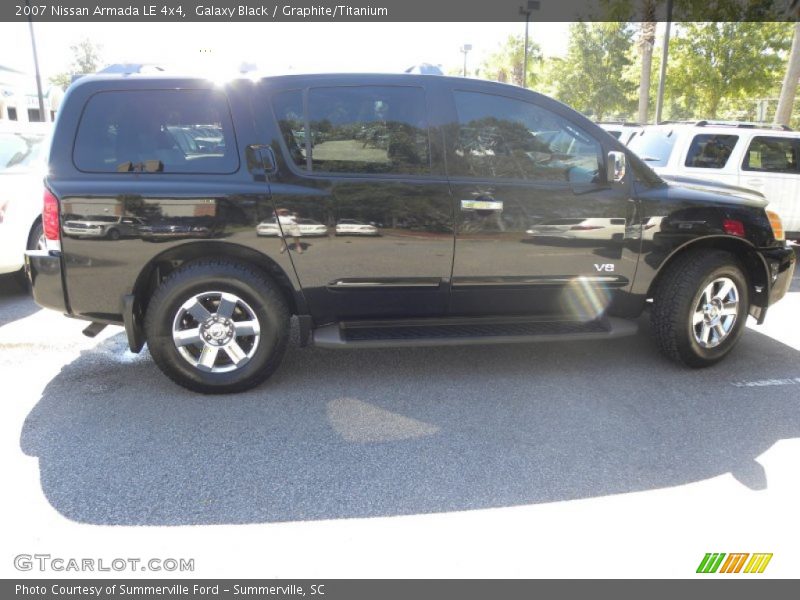 Galaxy Black / Graphite/Titanium 2007 Nissan Armada LE 4x4