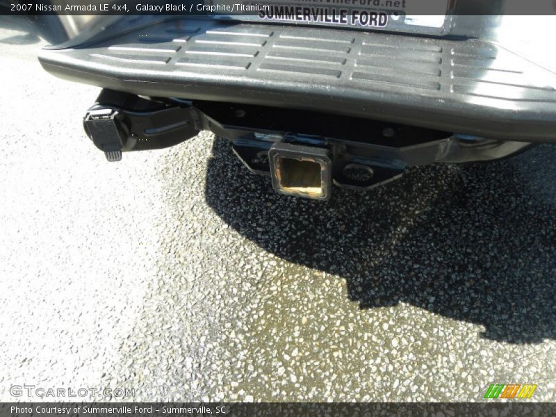 Galaxy Black / Graphite/Titanium 2007 Nissan Armada LE 4x4