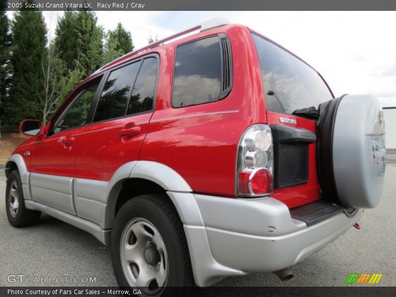 Racy Red / Gray 2005 Suzuki Grand Vitara LX