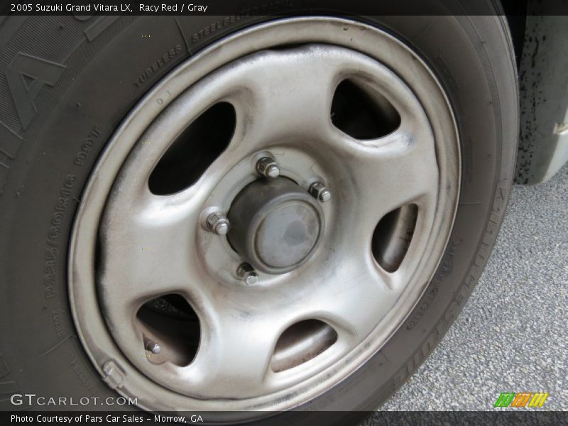 Racy Red / Gray 2005 Suzuki Grand Vitara LX