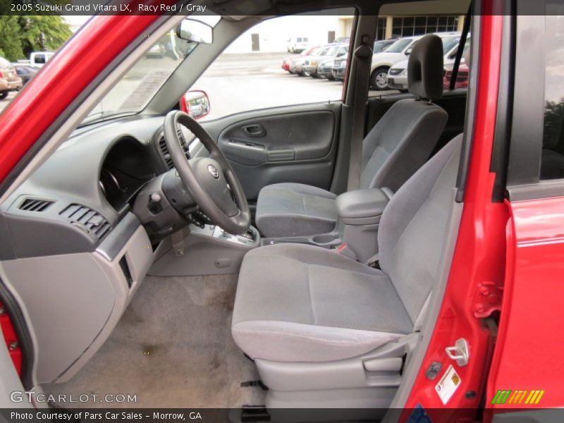 Racy Red / Gray 2005 Suzuki Grand Vitara LX